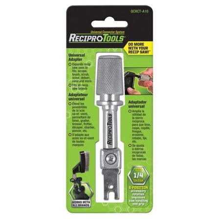 RECIPRO TOOLS RCT-A10 Reciprocating Saw Tool Adapter RE9827